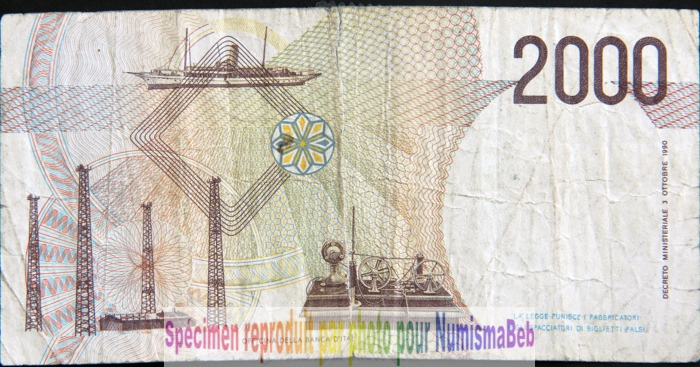 2000 lires Italie